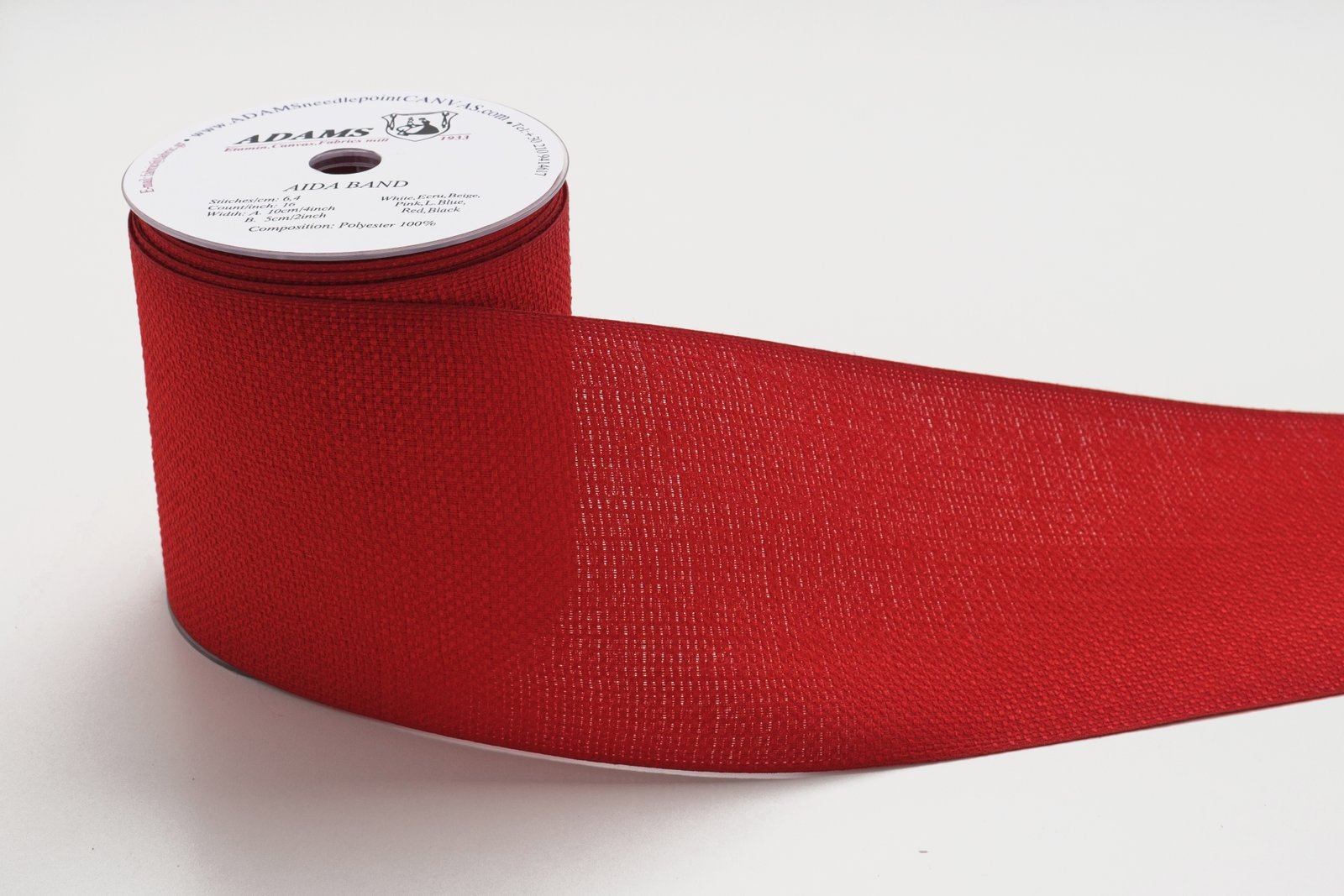 18FASKENxxxPOL(b)[EMBROIDERY BRAID 10cm. POLYESTER [RED]